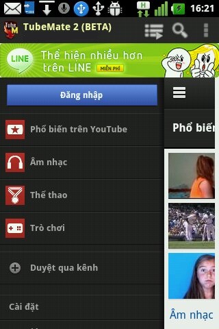 Tải TubeMate YouTube Downloader 2.2.6 cho Android