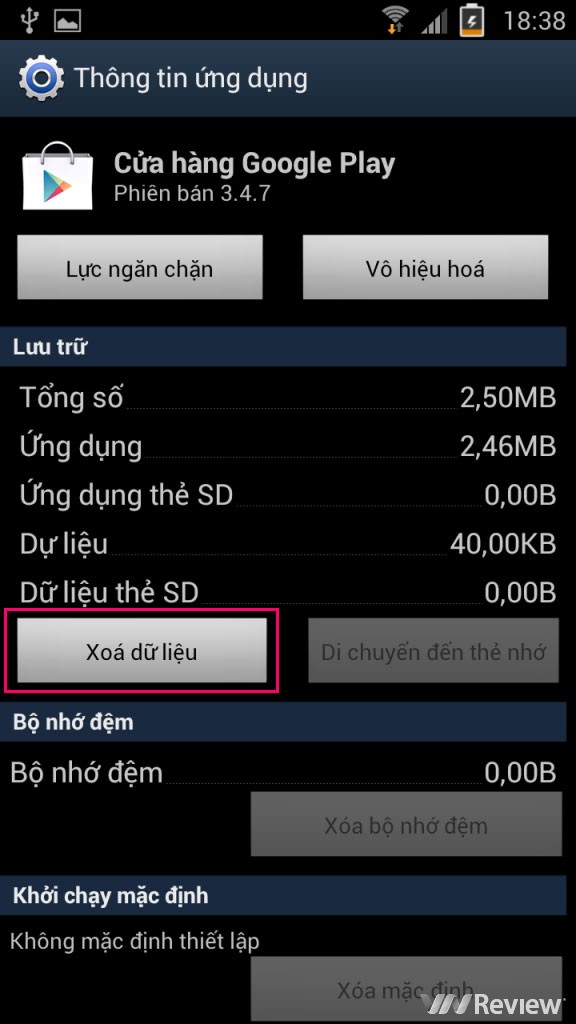 CH Play bị lỗi không tải được ứng dụng