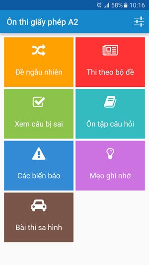 Ứng Dụng 450 Câu Hỏi Thi Sát Hạch Lý Thuyết Lái Xe B2