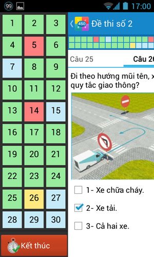 Ứng Dụng 450 Câu Hỏi Thi Sát Hạch Lý Thuyết Lái Xe B2